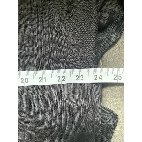 David Meister Black Asymmetrical Tunic Knit Top Womens Plus Size‎ 3X NWOT - Picture 6 of 7